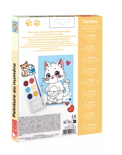 Graine Creative Számfestő 4+ – Cica
