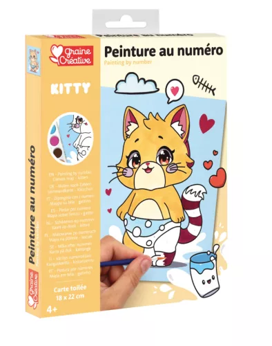 Graine Creative Számfestő 4+ – Cica