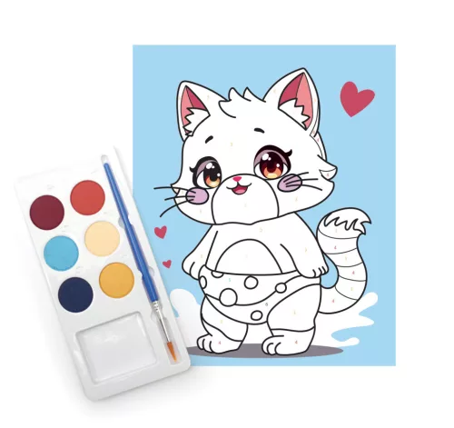 Graine Creative Számfestő 4+ – Cica