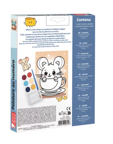 Graine Creative Számfestő 4+ – Egerek