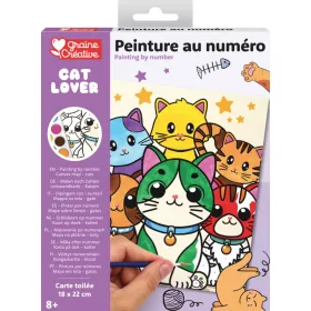 Graine Creative Számfestő 8+ – Cicák