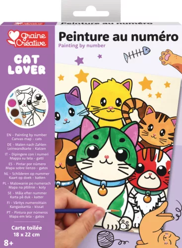 Graine Creative Számfestő 8+ – Cicák