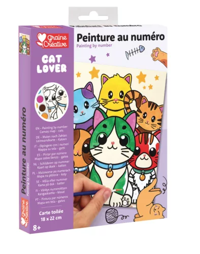 Graine Creative Számfestő 8+ – Cicák