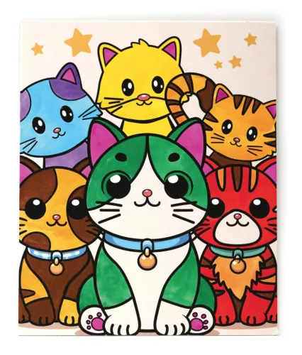 Graine Creative Számfestő 8+ – Cicák