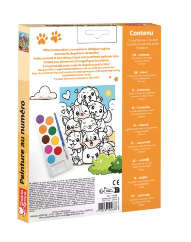 Graine Creative Számfestő 8+ – Kutyák