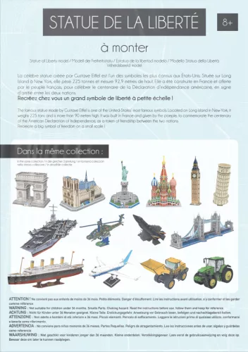 Graine Creative 3D puzzle - Szabadság-szobor