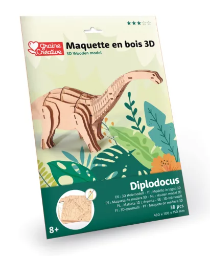 Graine Creative 3D puzzle – Diplodocus