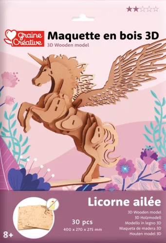 Graine Creative 3D puzzle – Unikornis