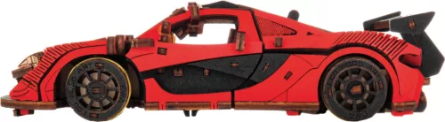 Graine Creative 3D fa modell – Piros versenyautó
