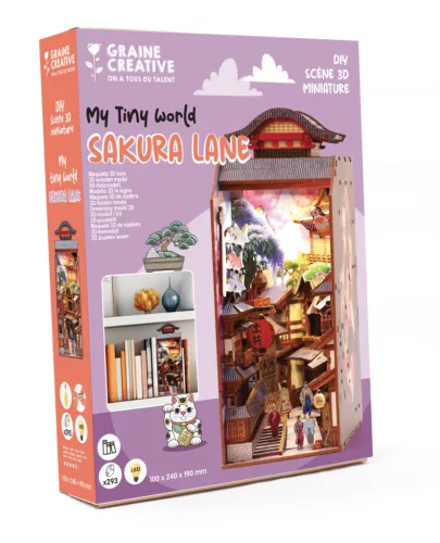 Graine Creative DIY könyvespolc díszítő – Sakura utca