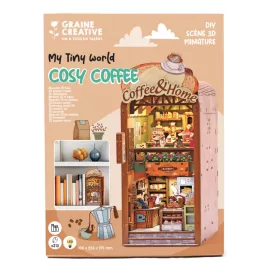   Graine Creative DIY könyvespolc díszítő – Hangulatos kávézó