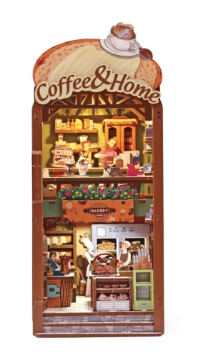 Graine Creative DIY könyvespolc díszítő – Hangulatos kávézó