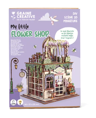 Graine Creative DIY könyvespolc díszítő – Virágbolt