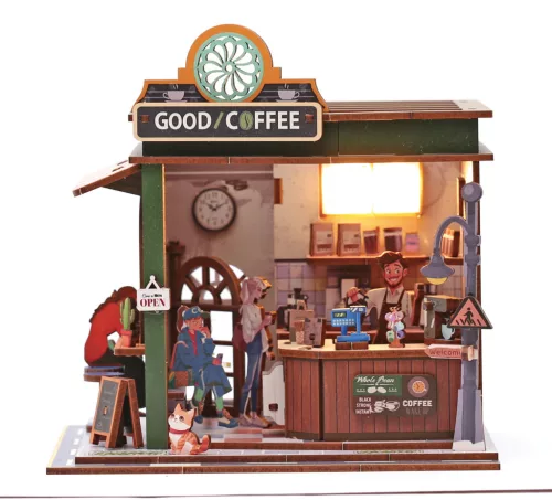 Graine Creative DIY könyvespolc díszítő – Kávézó