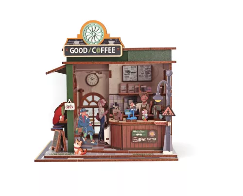 Graine Creative DIY könyvespolc díszítő – Kávézó