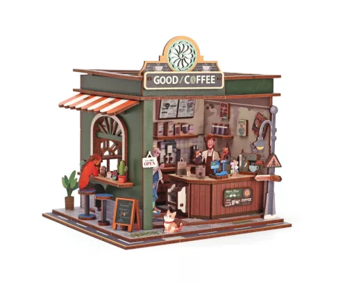 Graine Creative DIY könyvespolc díszítő – Kávézó