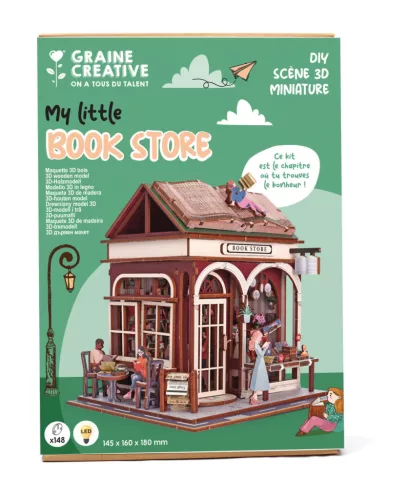 Graine Creative DIY könyvespolc díszítő – Könyvesbolt