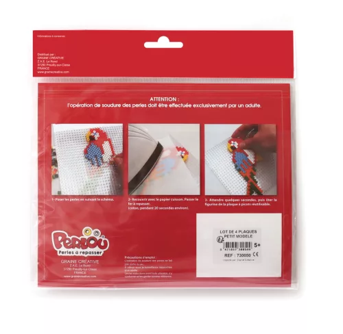 Graine Creative 4 db alaplap vasalható gyöngyhöz