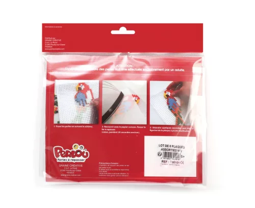 Graine Creative 6 db alaplap vasalható gyöngyhöz – Állatok