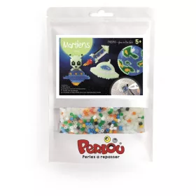   Graine Creative 1500 db-os sötétben világító vasalható gyöngy - Marslakók