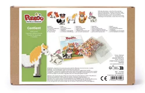 Graine Creative 3000 db-os vasalható gyöngy készlet – Háziállatok