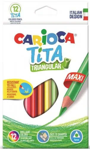 Carioca TITA  MAXI színes ceruza - 12 színnel