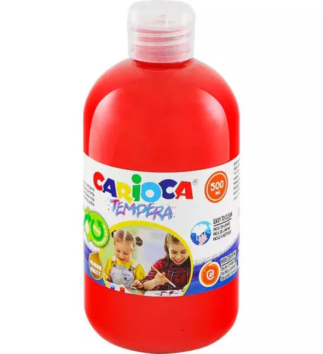 Carioca Tempera - Piros 500ml -es
