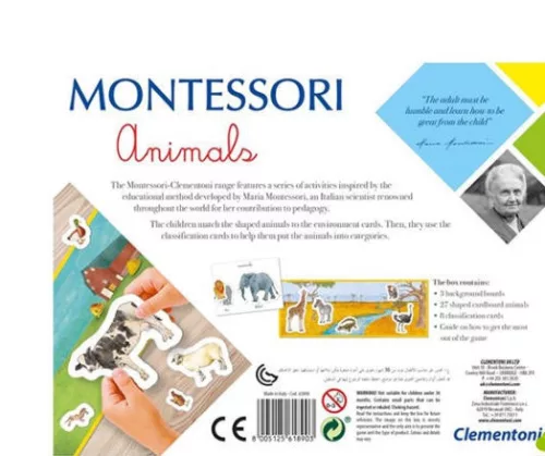 Montessori - Állatok - Clementoni (angol nyelvű játék)