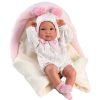 LLORENS - Bimba - kislány játékbaba csodaszép ruhában - 35 cm