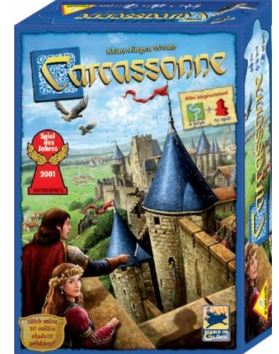 Carcassone - alapjáték stratégiai társasjáték (PTK91697)