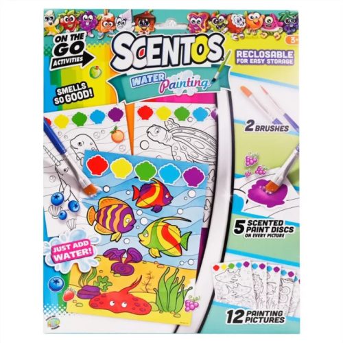Scentos - Varázslatos kifestő, Tengeri élővilág, 12 db-os