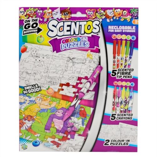 Scentos - Színezhető puzzle készlet