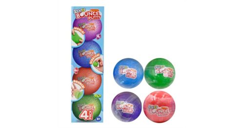 Scentos - Weveel - mini ugráló, nyomkodható labda 4 db