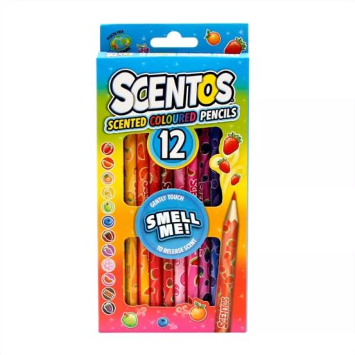 Scentos - Illatos színesceruza - 12 db-os