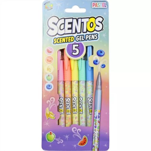 Scentos -Illatos zseléstoll, 5 db-os - pasztell színek 