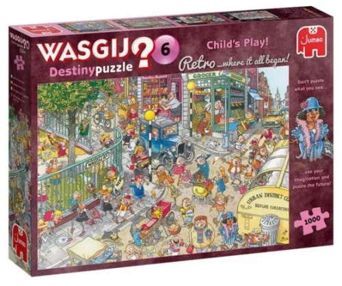 Jumbo Wasgij - Gyerekjáték puzzle - 1000 db