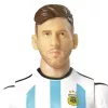 Argentin figura Messi 10 akciófigura 20cm