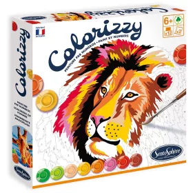   Sentosphere - Colorizzy számos kifestő - oroszlánok - festőkészlet SA4500