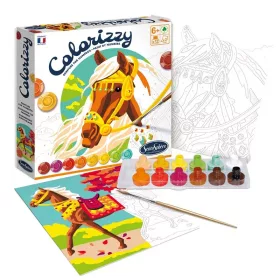   Sentosphere - Colorizzy számos kifestő - lovak - festőkészlet SA4506