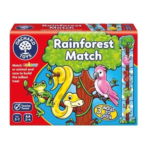 ORCHARD TOYS - Esőerdő, párosító játék - szín felismerő játék