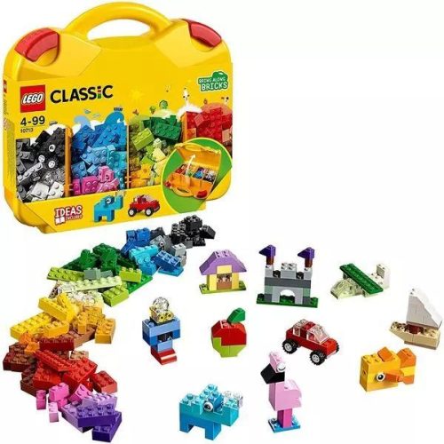 Tárold és rendszerezd LEGO elemeidet a praktikus LEGO Classic játékbőröndben! Kreatív építés és könnyű hordozhatóság egyetlen készletben.