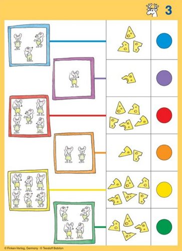 LOGICO - Primo feladatkártyák - Több? Kevesebb? Ugyanannyi?