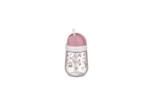 LITTLE DUTCH -  Szívószálas pohár 300 ml - Fairy Garden