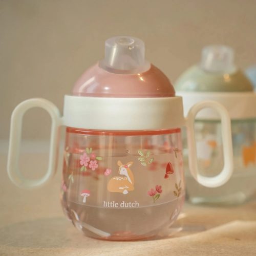 LITTLE DUTCH -  Csöpögésmentes tanulópohár 200 ml - Fairy Garden