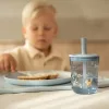 LITTLE DUTCH -  Gyerek pohár szívószállal 250 ml - Forest Friends