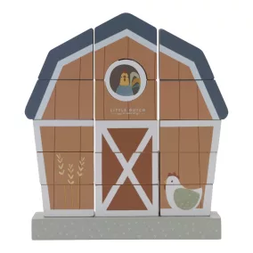LITTLE DUTCH - Montessori építőjáték - Farm - Palincs Játék