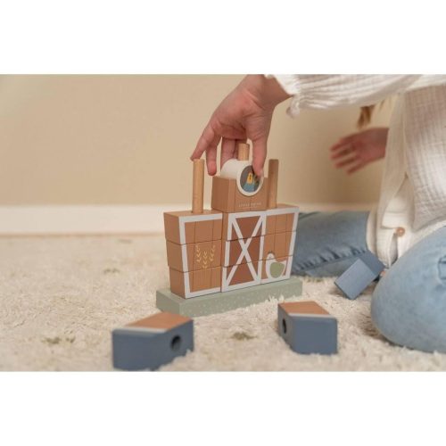 LITTLE DUTCH - Montessori építőjáték - Farm - Palincs Játék