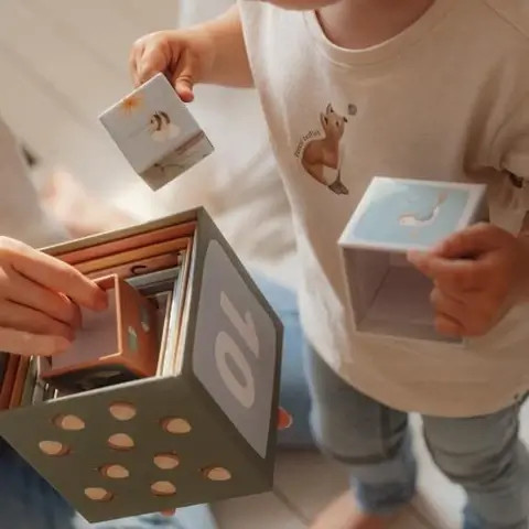 Little Dutch Toronyépítő - Forest Friends