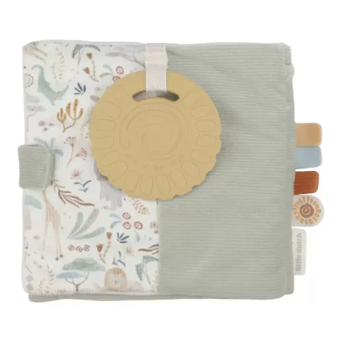 Little Dutch - Textil babakönyv nagy - Safari Friends