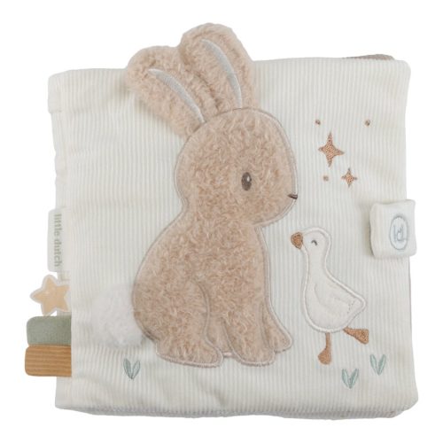 Little Dutch  - textil babakönyv nagy  Newborn Naturals
